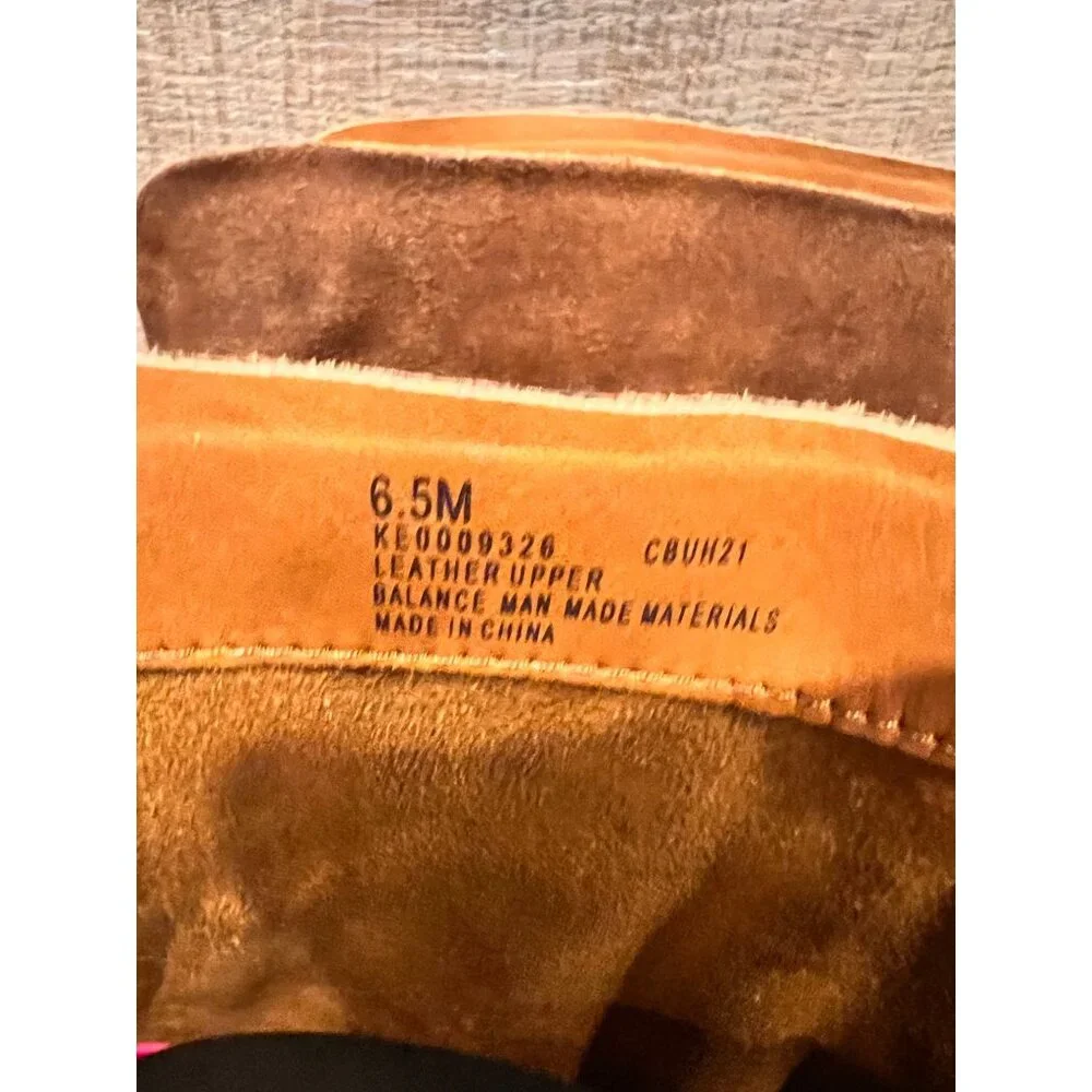 NEW KORK- EASE Addison Rust Tobacco Distressed BOOTS SIZE 6.5